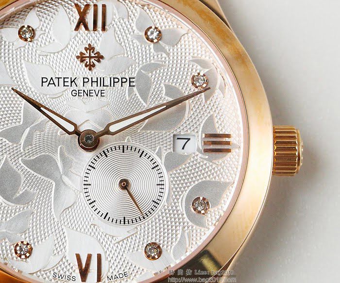 百達翡麗PATEK PHILPPE LS精品 新款 進口全自動機械機芯 316精鋼表殼 小牛皮錶帶 高端情侶對表  wssb3625